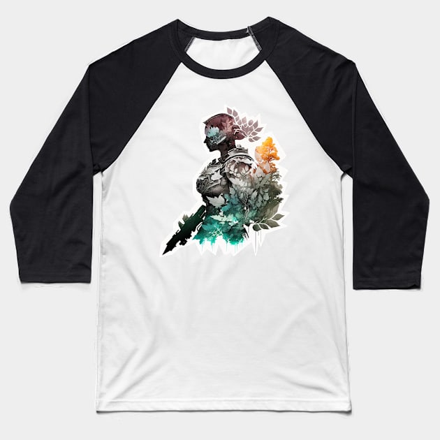 raven Baseball T-Shirt by Imagier